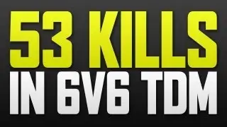 Black Ops 2 53 Gun Kills In 6v6 TDM - World Record!