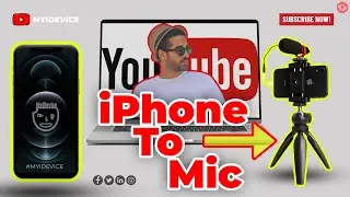 Turn iPhone into microphone | use your phone as a microphone for making youtube videos