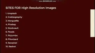 Sites to download a High resolution Image