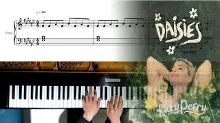 【Daisies】by Katy Perry | The Left Hand Is Busy | Piano Cover | pianocatwannafly