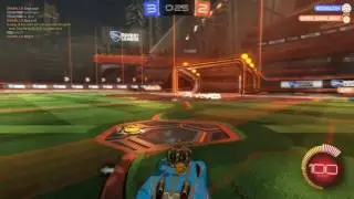 Rocket League - Blind reverse save