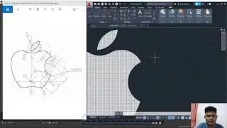 APPLE LOGO AUTOCAD TUTORIAL