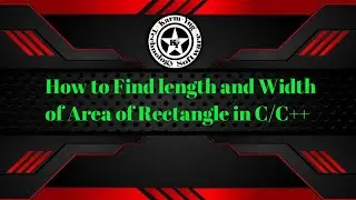 how to find length and width of area of rectangle in c/c++ programming language...