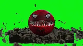 Spiderman Pacman Green Screen