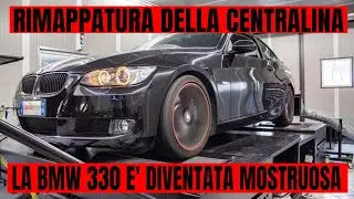 Rimappatura della centralina , la BMW 330d  e' diventata mostruosa