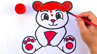 LEARNING TO DRAW A TEDDY BEAR