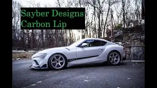 Project GR Supra MT - Carbon Fiber Lip Install!