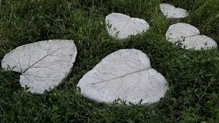 Плитка з бетону для саду своїми руками.