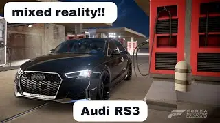 Mixed reality!! Audi RS3 sedan showcase | Full video