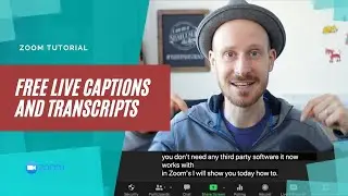 How to enable free live captions and transcripts on Zoom