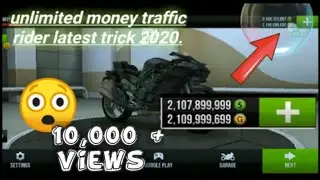OMG😲 unlimited money traffic rider latest trick 2021.|| All bikes unlock unlimited money