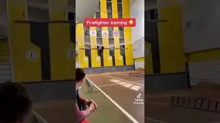 Firefighter training🔥🚒🧯👨‍🚒#fire #firefighter