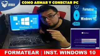 ⚙ Como FORMATEAR e INSTALAR WINDOWS 10 con USB Booteable en PC usado ? ARMAR y CONECTAR