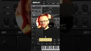 Shaker percussion in Serum 