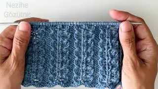 hem kolay hem şık bir örgü modeli / crochet knitting