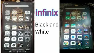 Infinix x650  hot 8 Lite black and white screen easy option