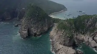 Sea Erosion Cliffs  |  Bluff Island 沙塘口山 海蝕崖美景 |  DJI Air2S