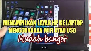 SHOWING MIRRORING PHONE SCREEN TO LAPTOP WITH USB