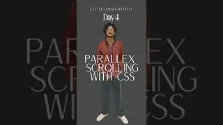 Parallax scrolling with CSS   😱😱   #javascript  #coding  #youtubeshorts