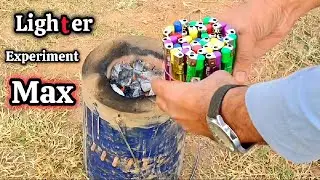 Lighter Experiment Max @MarkRober