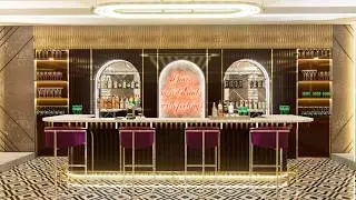 Modern Bar Interior Design | Commercial Space 3D Visualization & Walkthrough | MM Sustainable Design