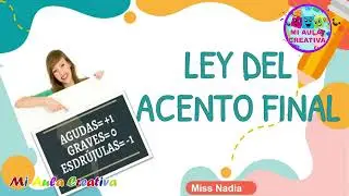 LEY DEL ACENTO FINAL 