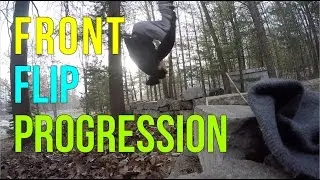 Front Flip Progression & Training | Parkour Vlog
