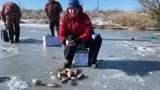 Карась зимой на мормышку. Полное видео уже на канале