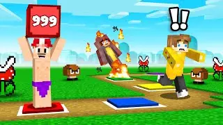 Minecraft Mario Party with OP Items vs My Friends!