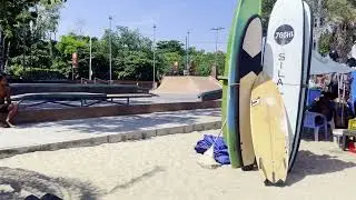 Surfing Kuta Morning