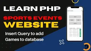 29 Add game with Sql Insert query in PHP PDO - Dot Code