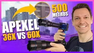 QUAL A MELHOR LENTE PARA CELULAR - APEXEL 36x vs 60x