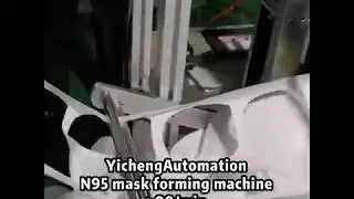 N95 mask semi-automated machine mask body forming machine