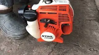 Stihl FS 55 R разгон со штангой и катушкой AutoCut 25-2