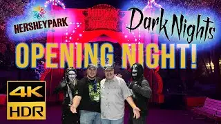 Hersheypark Dark Nights 2024 Opening Night | Inside All 5 Houses!
