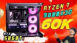แรงทะลุโลก! ตัวท็อปเกมเมอร์ต้องจัด RYZEN 7 9800X3D คู่ RTX 5060 TI 16GB OC 1-CLICK BLACK GDDR7 🔥🚀