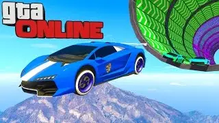 САМЫЙ СЛОЖНЫЙ ПАРКУР НА МАШИНЕ! (GTA 5 Online)