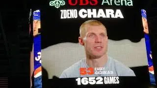 Zdeno Chara Pre-Game Ceremony for Most Games Played by a Defenseman in NHL history March 5 2022