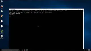 First Program in Python