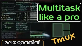 Introduction to tmux | Multitasking with tmux | tmux linux | tmux basic commands | Malayalam