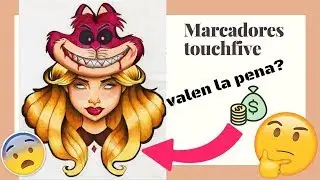Marcadores touchfive son tan buenos ? / pintando con marcadores touchfive