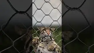 Beautiful tiger baby looking for further #fencing #tiger #animals  #enclosure