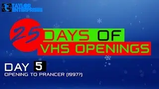 25 Days of VHS Openings | Day 5 (12/5/16)