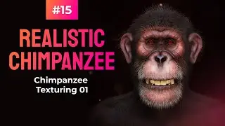 Master Zbrush: Realistic Chimpanzee Creation - Chimpanzee Texturing 01