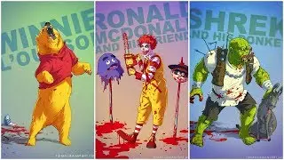 Our Favourite Childhood Cartoons Turned Into BADASS Characters | Evil Version Of Cartoon Characters