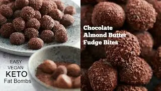 4-Ingredient Chocolate Fat Bombs | No Bake (Vegan Keto, Paleo, Low Carb)