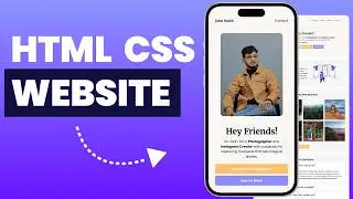 Build a Personal Website with HTML & CSS (Beginner Crash Course)
