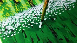 Amazing flowers garden painting||Poster colour painting step by step.