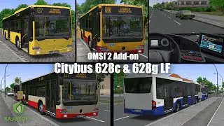 OMSI 2 Add-on Citybus 628c & 628g LF - e6 versions