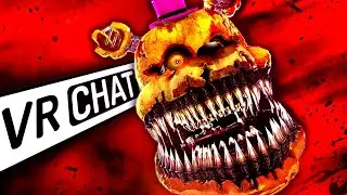 Scaring Kids as NIGHTMARE FREDBEAR in VRCHAT!!!